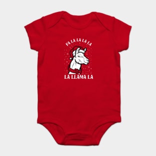 Fa La La La La La Llama La Baby Bodysuit